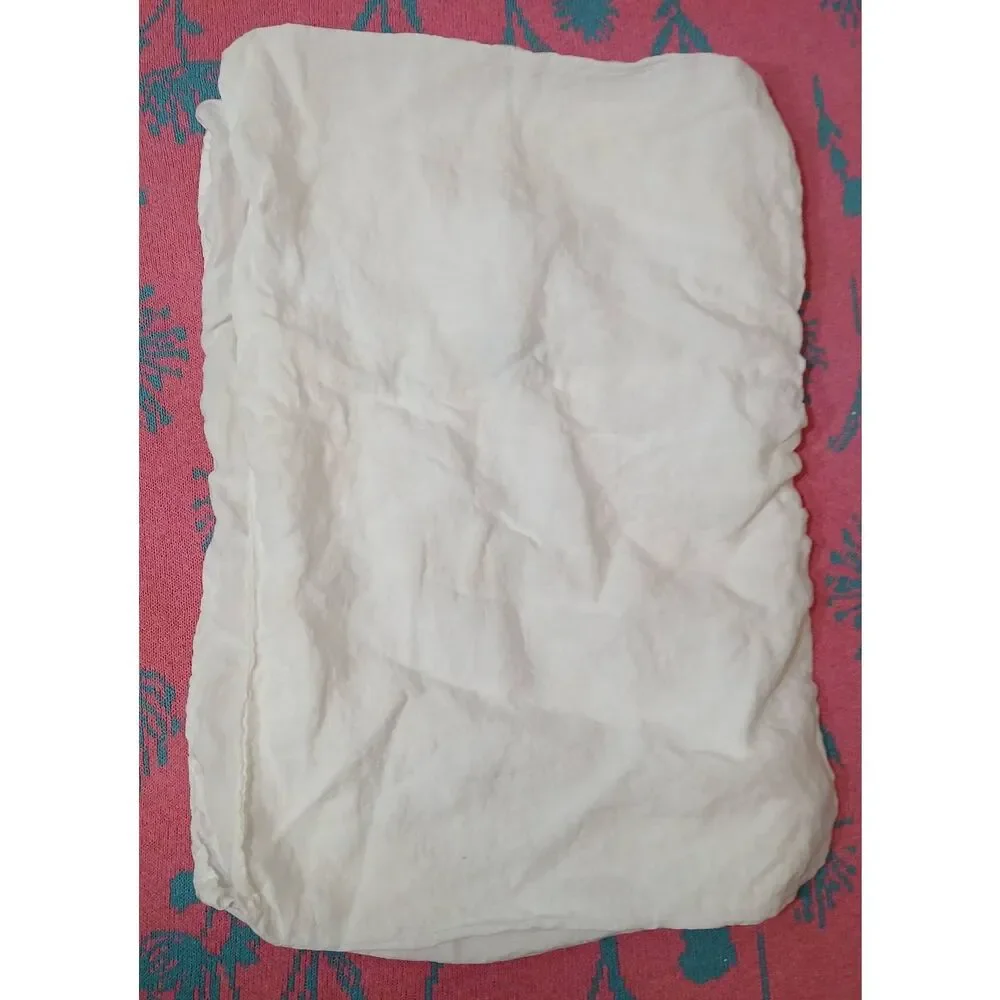 Parachute pure 100% linen white pillowcase standard 2pcs